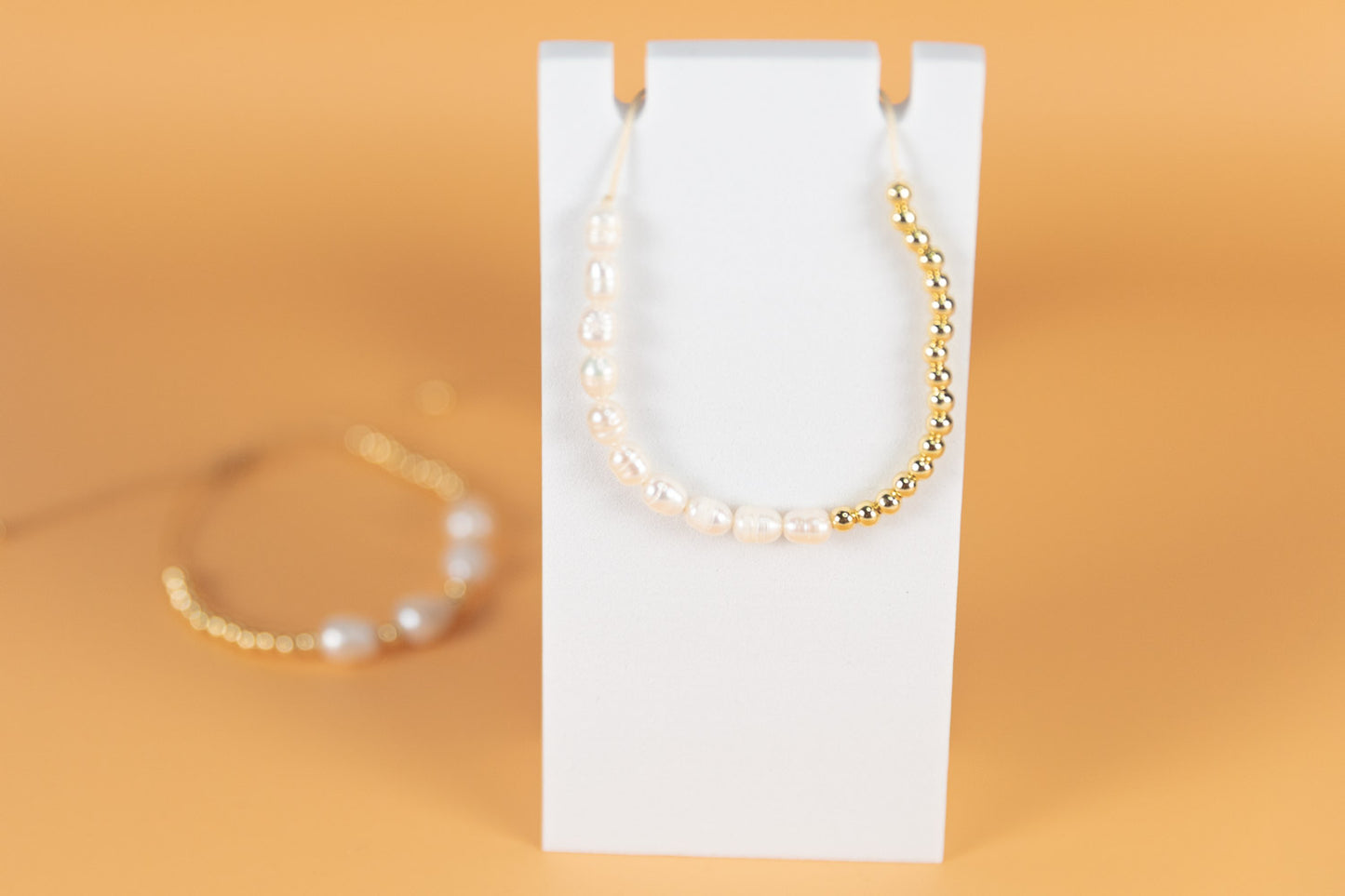 Adjustable Pearl Bracelet