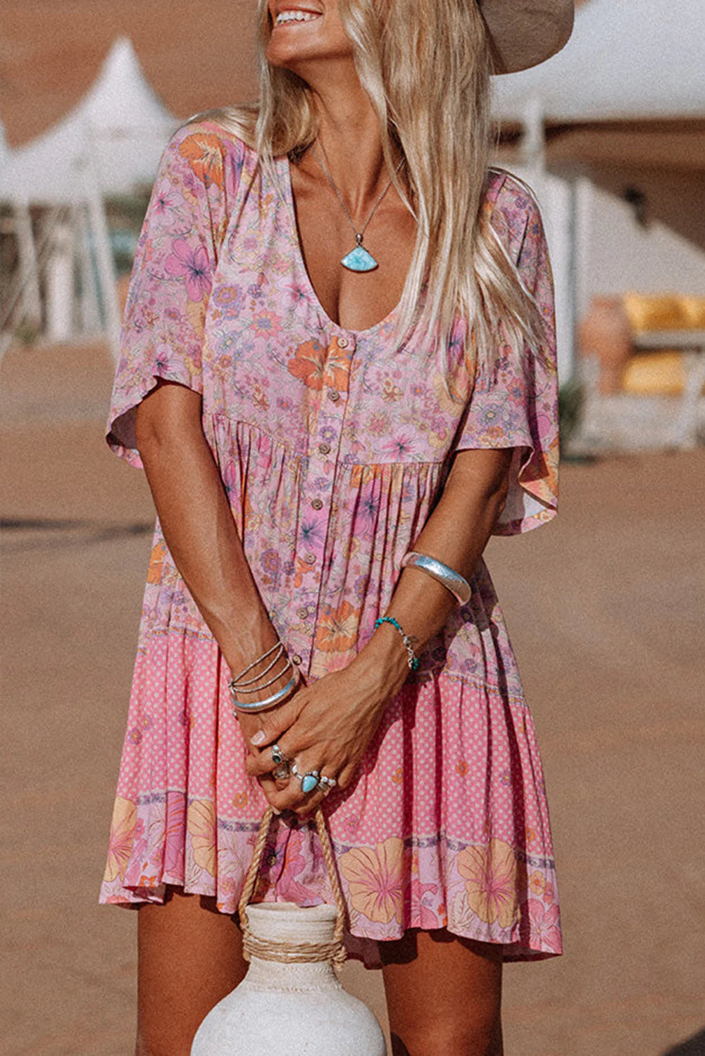 Floral Mini Dress
