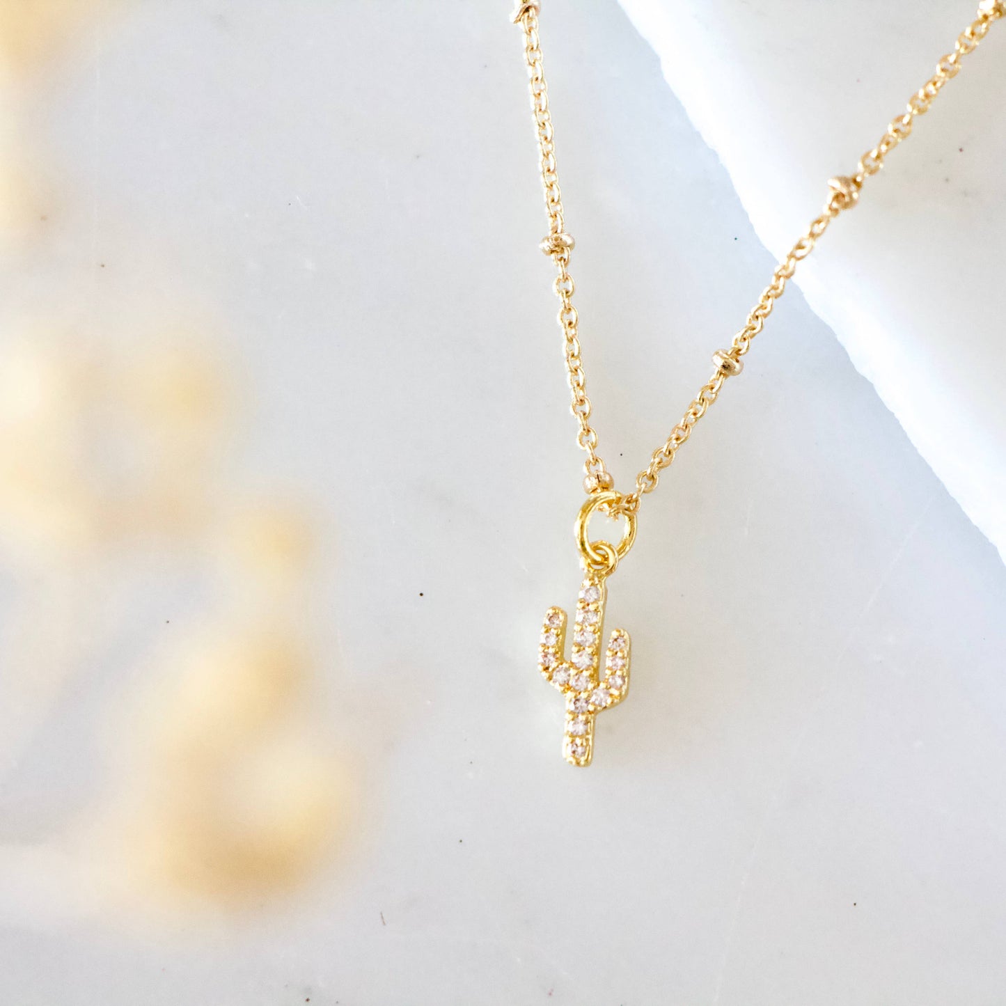 Mini Cactus Necklace