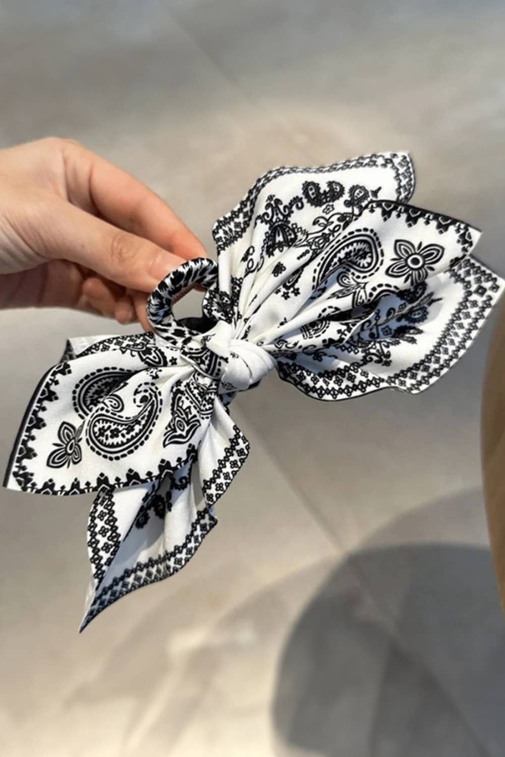 Floral Bow Knot Hair Clip