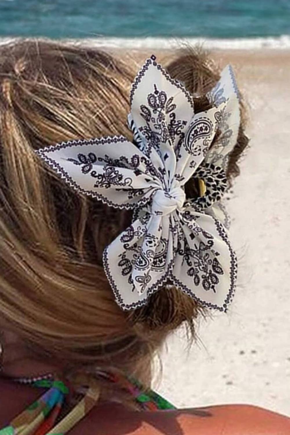 Floral Bow Knot Hair Clip