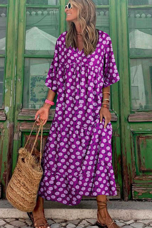 Purple Maxi Dress