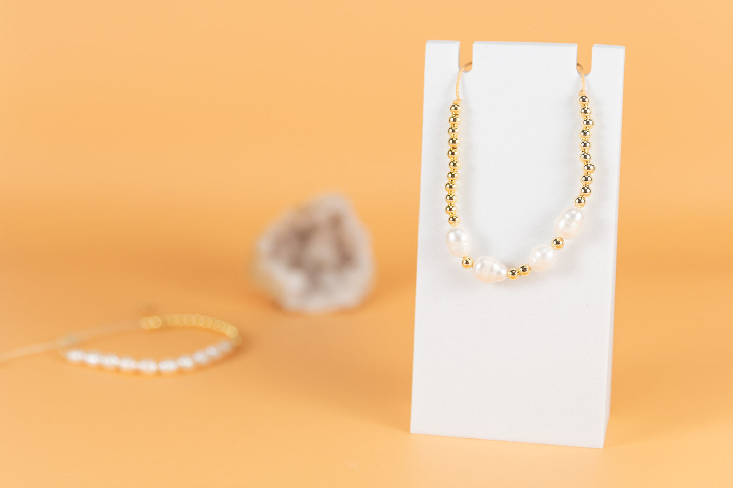 Adjustable Pearl Bracelet