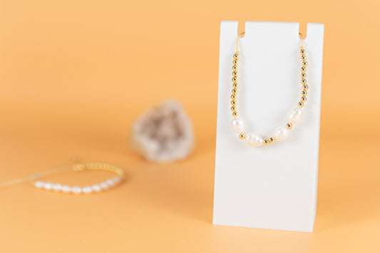 Adjustable Pearl Bracelet