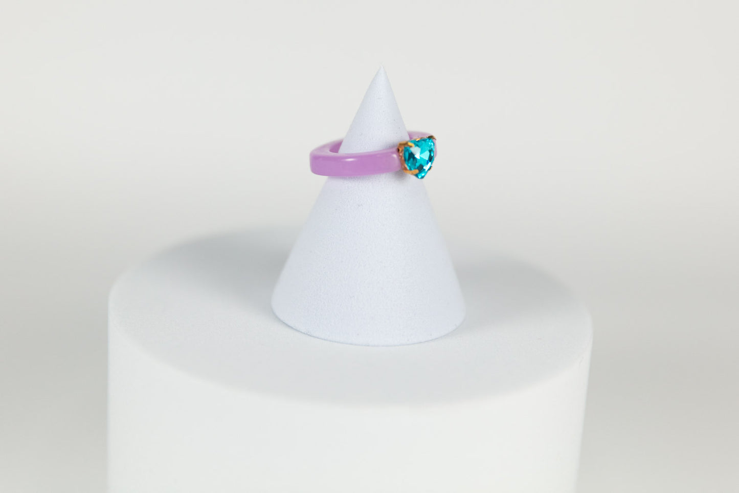 Sweetheart Ring in Pink & Blue