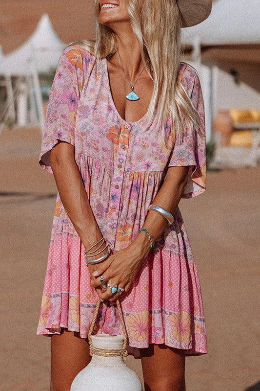 Floral Mini Dress