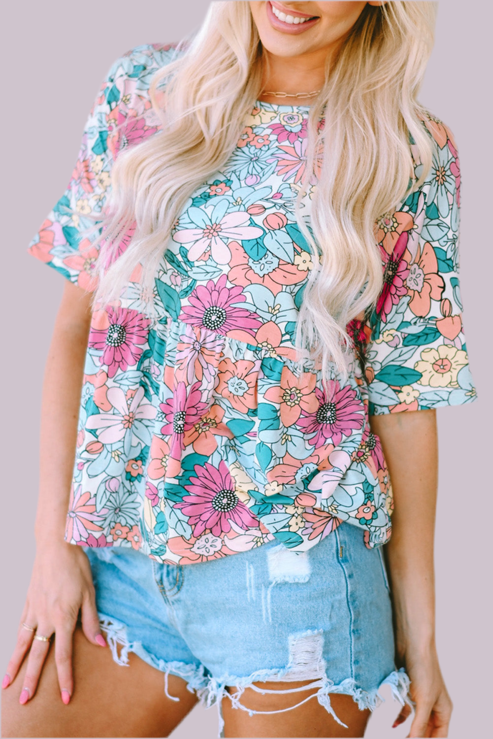Marie Floral Top