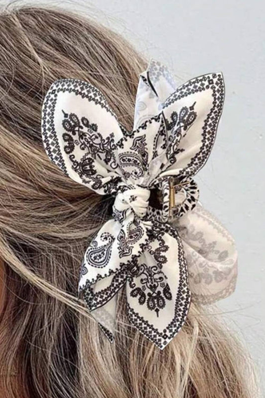 Floral Bow Knot Hair Clip