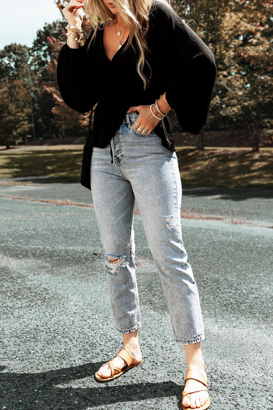 Straight Leg Jeans